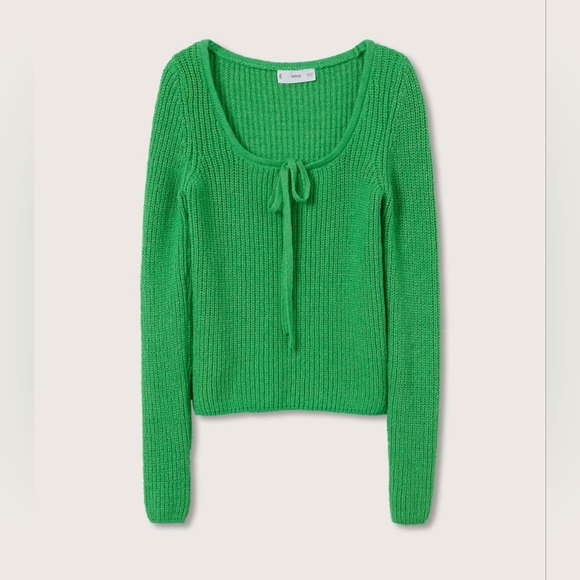 Mango bow tie sweater - Picture 6 of 6